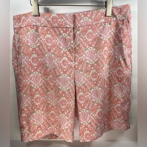 Izod Golf Shorts Sea coral Pink design Women's Shorts Size 14